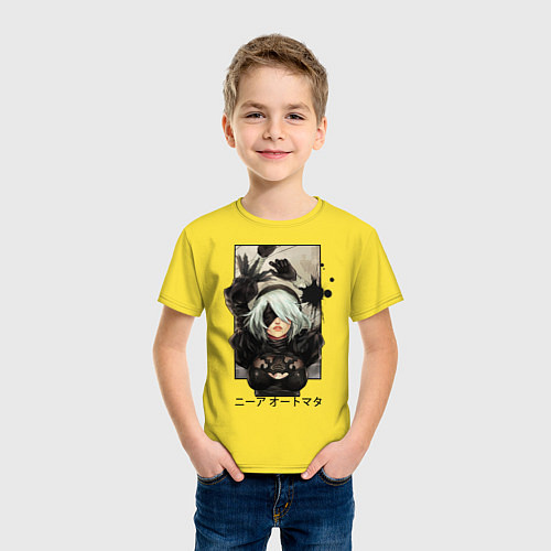 Детская футболка Nier / Желтый – фото 3