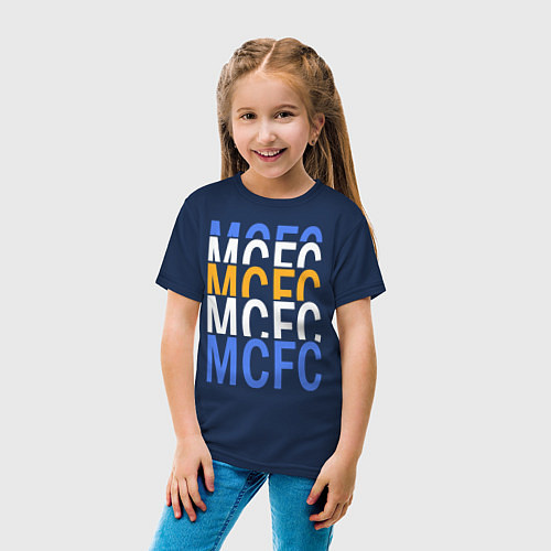 Детская футболка MANCHESTER CITY / Тёмно-синий – фото 4