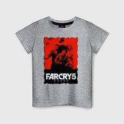 Футболка хлопковая детская FARCRY ФАРКРАЙ, цвет: меланж