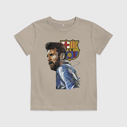 Детская футболка Lionel Messi Barcelona Argentina Striker
