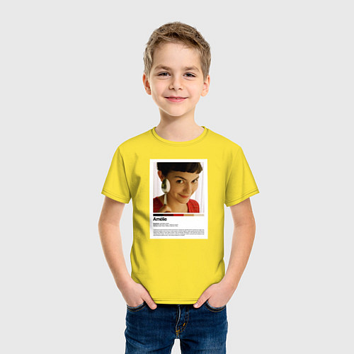 Детская футболка Amelie amelie / Желтый – фото 3