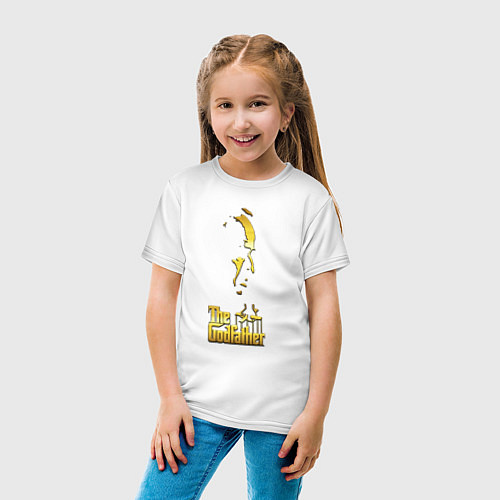 Детская футболка Крестный отец the godfather / Белый – фото 4