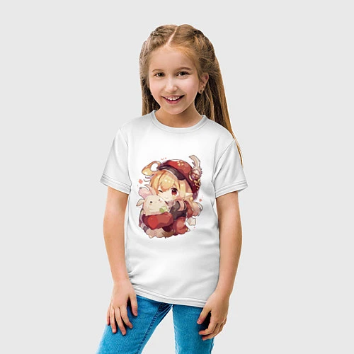 Детская футболка Милашка Кли / Белый – фото 4