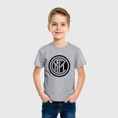 Детская футболка INTERNATIONAL INTER MILAN / Меланж – фото 3