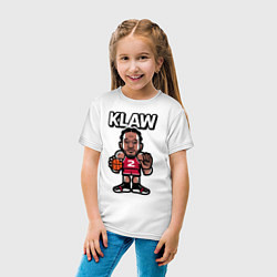 Футболка хлопковая детская Кавай, цвет: белый — фото 2