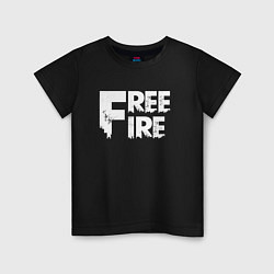 Детская футболка FREEFIRE FF WHITE LOGO Z