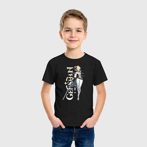 Детская футболка GENSHIN IMPACT Jean / Черный – фото 3