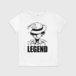 Детская футболка Луффи Легенда One Piece