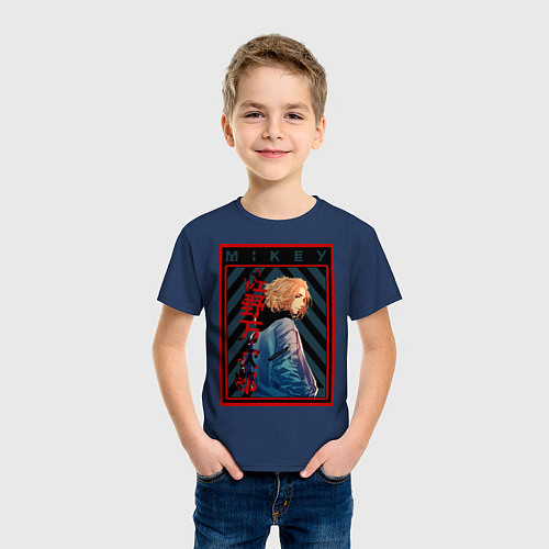 Детская футболка Майки Токийские Мстители Микки / Тёмно-синий – фото 3