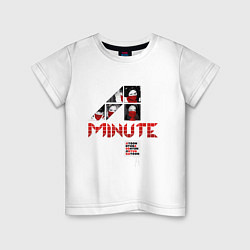 Футболка хлопковая детская 4MINUTE HATE, цвет: белый