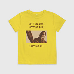 Футболка хлопковая детская Negan, цвет: желтый