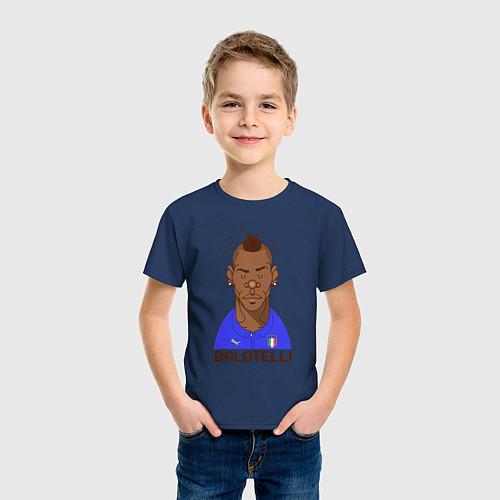 Детская футболка Balotelli / Тёмно-синий – фото 3
