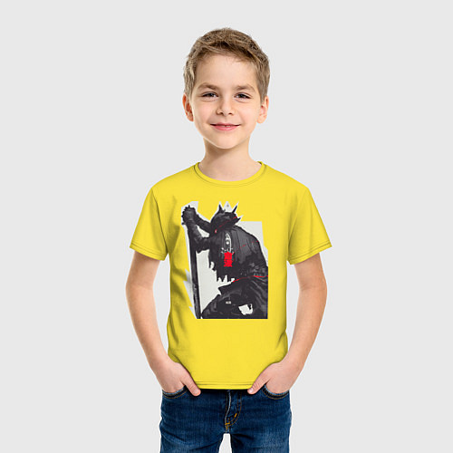 Детская футболка Bloodborne / Желтый – фото 3