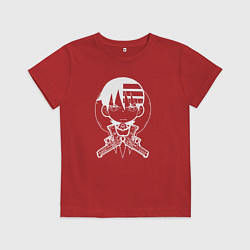 Футболка хлопковая детская Смерть Младший, цвет: красный