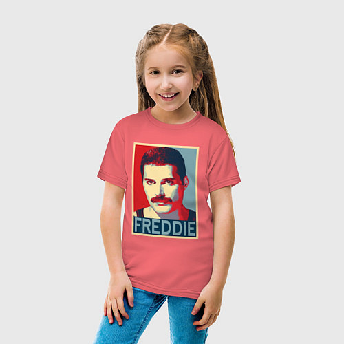 Детская футболка Freddie / Коралловый – фото 4