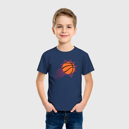 Детская футболка Suns Basket / Тёмно-синий – фото 3