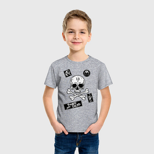 Детская футболка Как у КНЯZZя Король и Шут / Меланж – фото 3