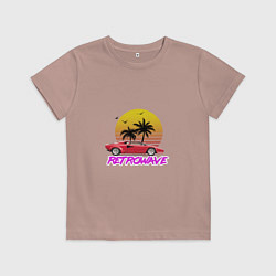Детская футболка Retrowave style 2