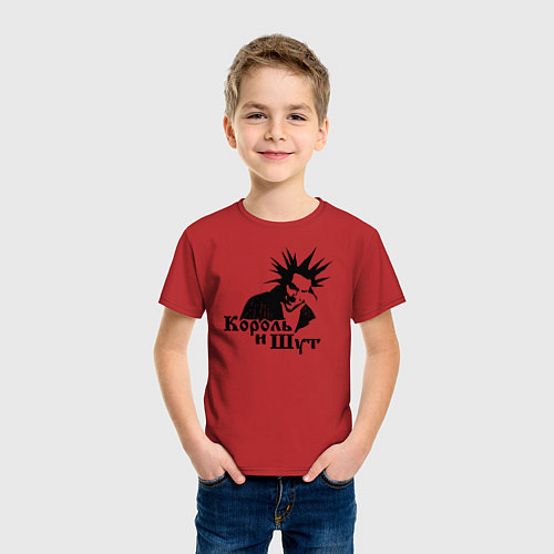 Детская футболка Король и Шут ГОРШОК / Красный – фото 3