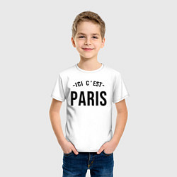 Футболка хлопковая детская PARIS SAINT-GERMAIN, цвет: белый — фото 2