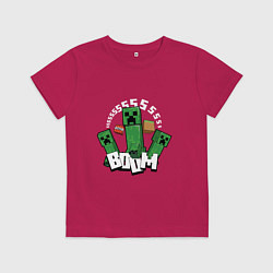 Детская футболка Криперы Creepers и Динамит