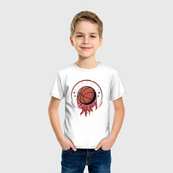 Футболка хлопковая детская NBA - Suns, цвет: белый — фото 2