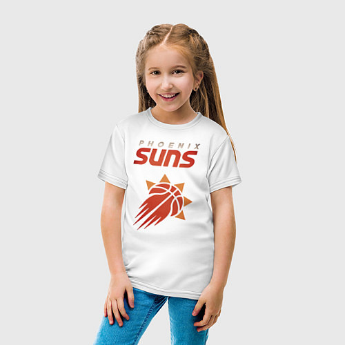 Детская футболка Phoenix Suns / Белый – фото 4