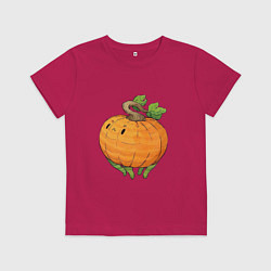 Детская футболка Недовольная тыква