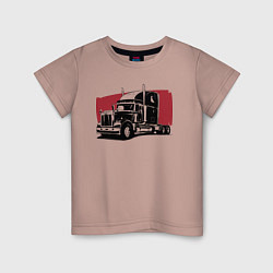 Детская футболка Truck red