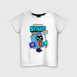 Детская футболка Злой Ash Brawl Stars Эш