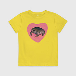 Детская футболка Дождевая жаба в сердце