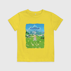 Детская футболка Genshin Impact Геншин Импакт Poster