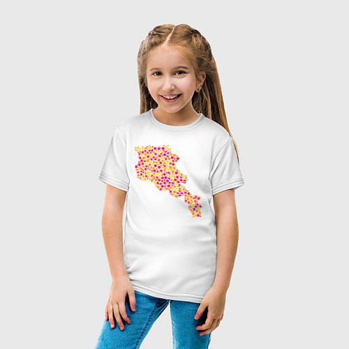 Детская футболка Armenia Stars / Белый – фото 4