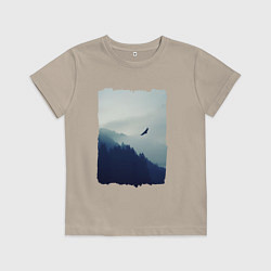 Детская футболка ОРЁЛ НАД ЛЕСОМ EAGLE