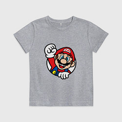 Детская футболка MarioFace