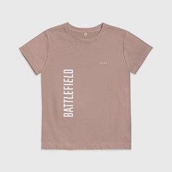 Детская футболка BATTLEFIELD 2042 БЕЛЫЙ ЛОГОТИП