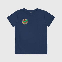 Футболка хлопковая детская Футурама - Межпланетный экспресс, цвет: тёмно-синий