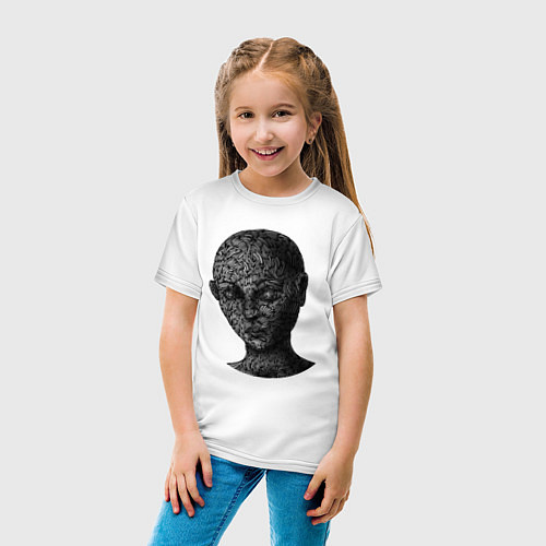 Детская футболка Червовек / Белый – фото 4