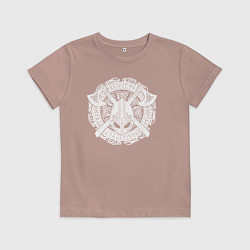 Детская футболка Руны, топоры и шлем