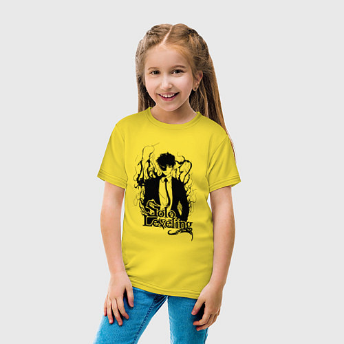 Детская футболка Повелитель Теней / Желтый – фото 4