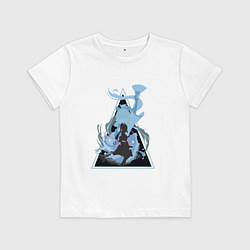 Детская футболка Genshin Impact AyakaАяка