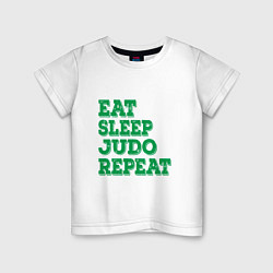 Детская футболка Eat - Sleep - Judo