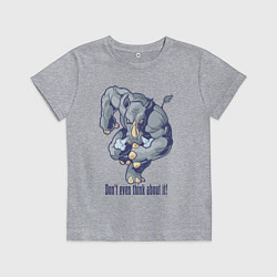 Детская футболка Даже и не думай!