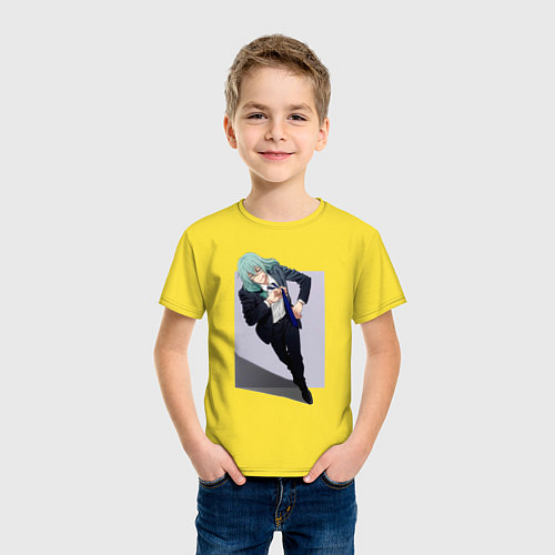 Детская футболка Махито из Магической Битвы 1000 летний ребенок / Желтый – фото 3