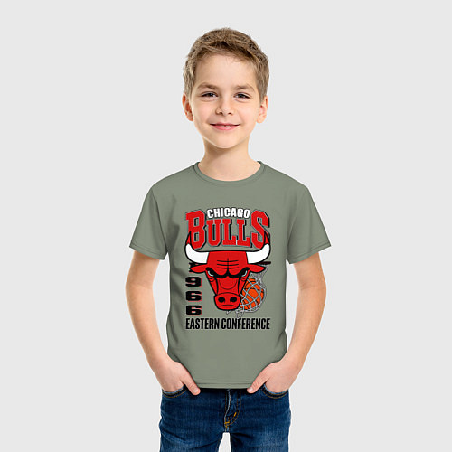 Детская футболка Chicago Bulls NBA / Авокадо – фото 3