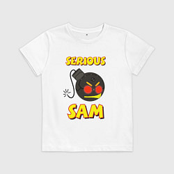Детская футболка Serious Sam Bomb Logo