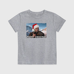 Детская футболка Ведьмак merry christmas