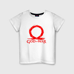 Детская футболка GOD OF WAR RED LOGO RAGNAROK