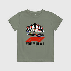 Детская футболка Пилоты формулы 1