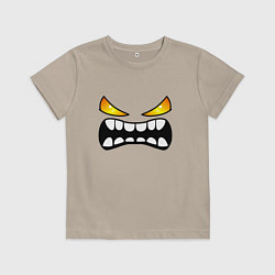 Детская футболка Geometry Dash: Demon Face